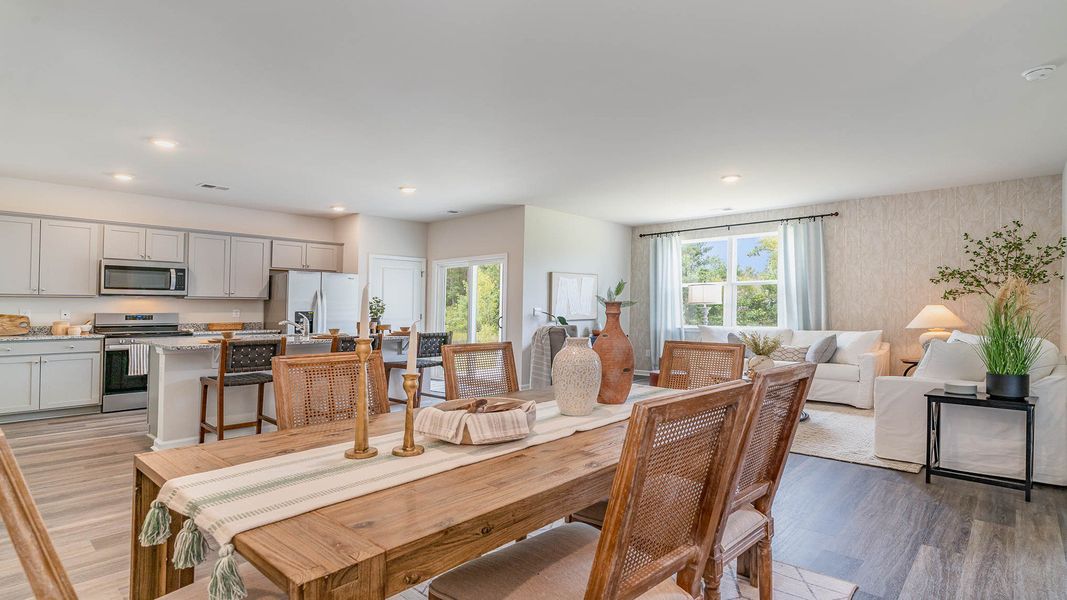 Furnished interior view inside a new home in Hunter's Branch, Hopkins (Image 7).