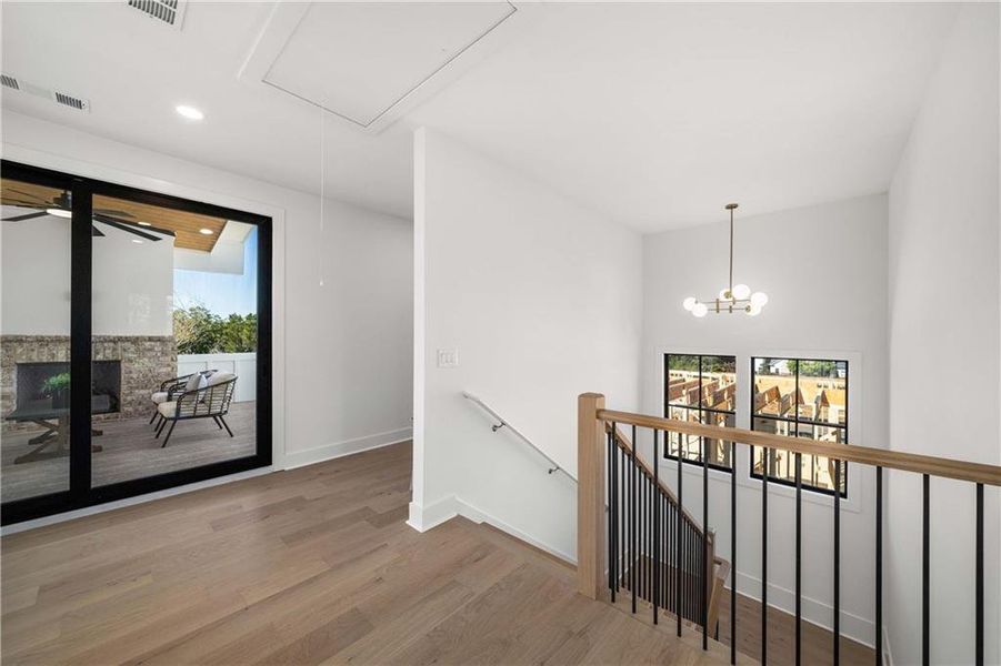 Spacious, unfurnished interior of a new home in Echo at Crabapple, Milton (Image 22).