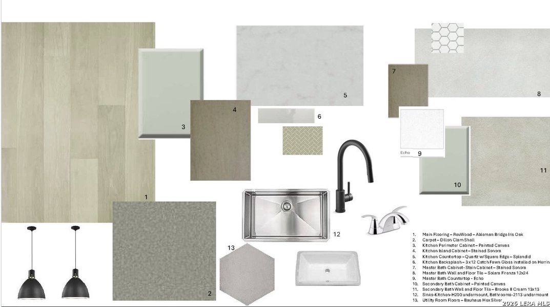 Sample of building materials used in homes in Foxbrook, Cibolo (Image 4). Sample of building materials used in homes in Foxbrook, Cibolo (Image 4).