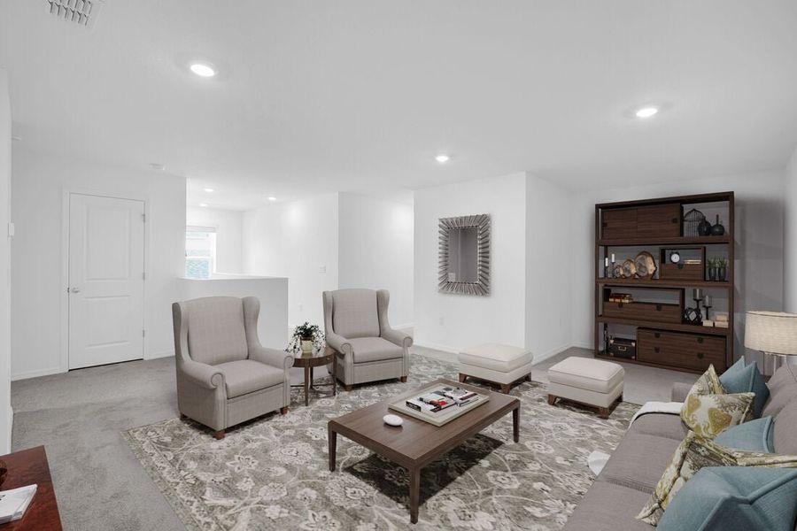 Furnished interior view inside a new home in Waterstone, Groveland (Image 18).