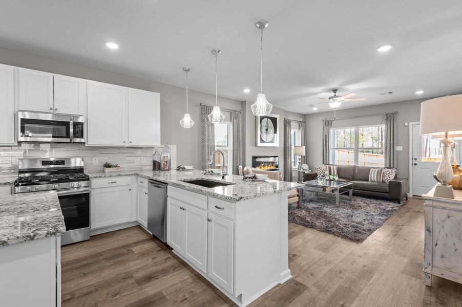 Photo shown is of a staged model home and should be used for illustration purposes only. Actual home features, finishes, color, upgrades and layout may vary. Furniture not included. Photo shown is of a staged model home and should be used for illustration purposes only. Actual home features, finishes, color, upgrades and layout may vary. Furniture not included.