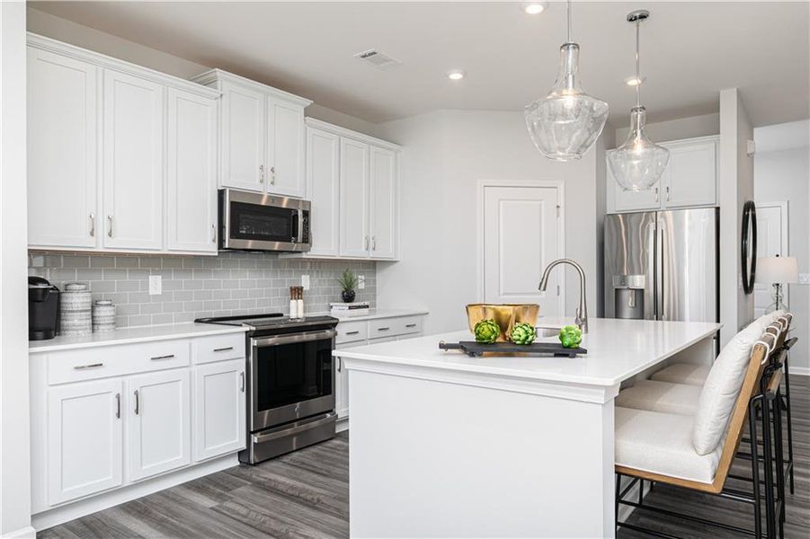 Furnished interior view inside a new home in , Powder Springs (Image 7).