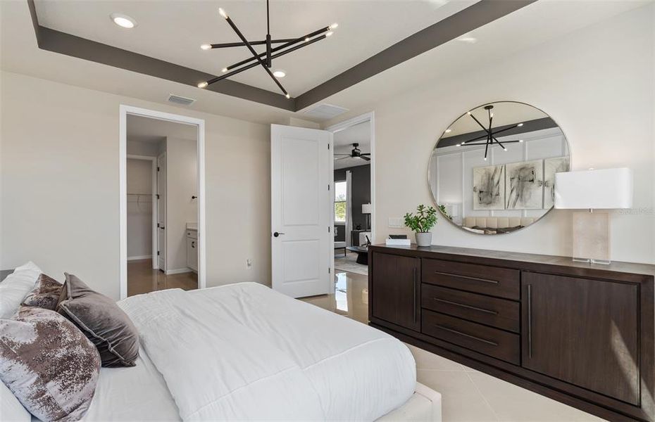 Furnished interior view inside a new home in Del Webb Sunbridge, St. Cloud (Image 26).