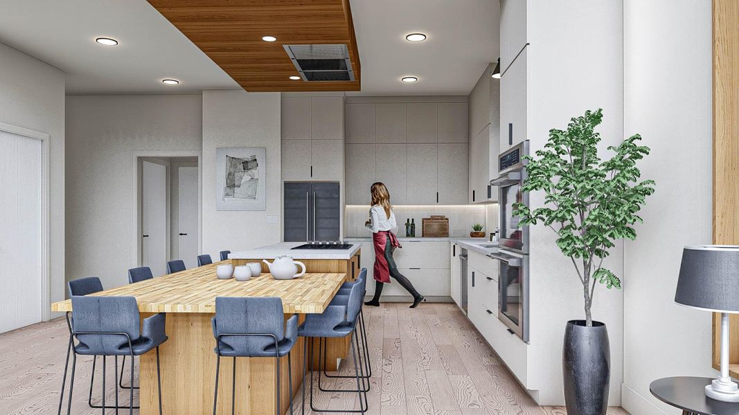 Kitchen rendering Kitchen rendering