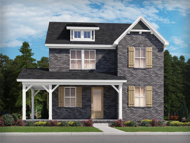 Representative exterior photo of a completed home built from the Westbrook by Meritage Homes in Poplar Farms, Franklin, TN (Image 13).