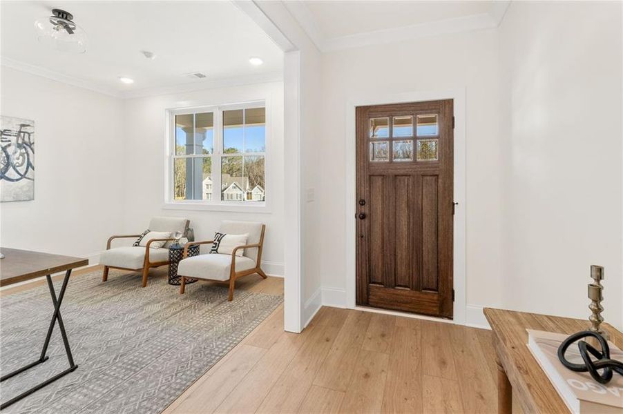 Furnished interior view inside a new home in Prescott Manor, Canton (Image 31).