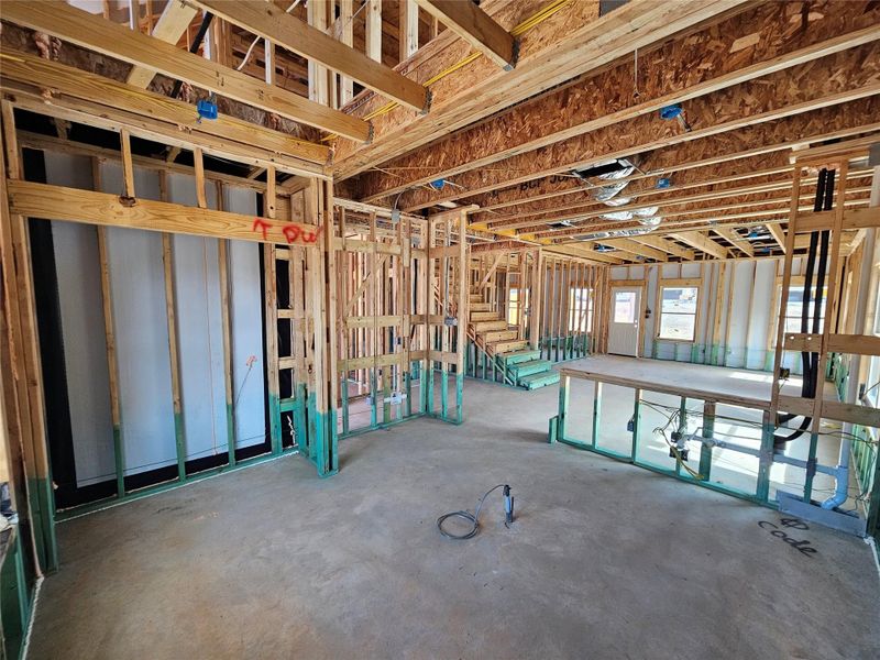 In-progress construction of a new home in Lexington Heights, Willis, TX (Image 7).
