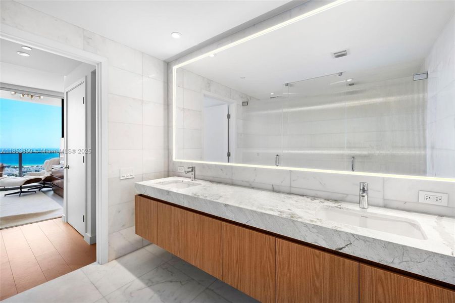 Furnished interior view inside a new home in , Miami Beach (Image 6). Furnished interior view inside a new home in , Miami Beach (Image 6).