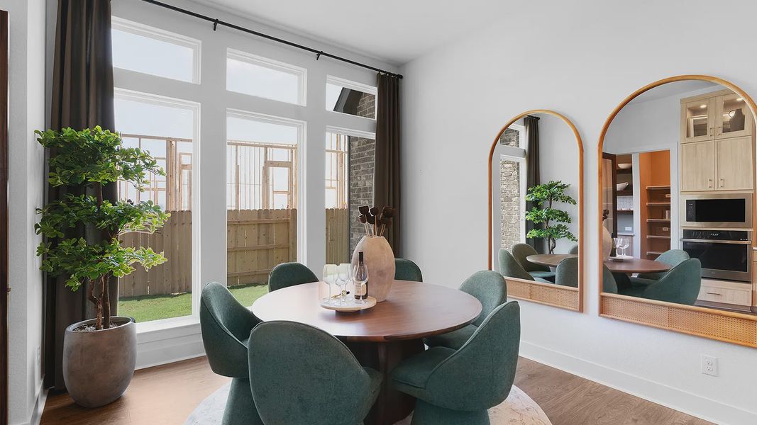 Representative furnished interior of a home built from the Silas by Chesmar Homes in Crescent Bluff, Georgetown (Image 16).