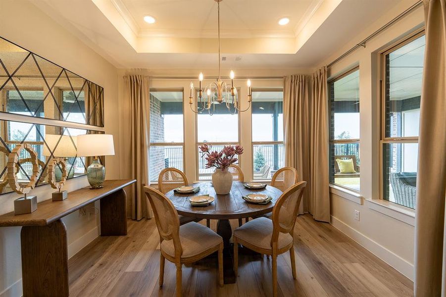 Furnished interior view inside a new home in , Little Elm (Image 30).