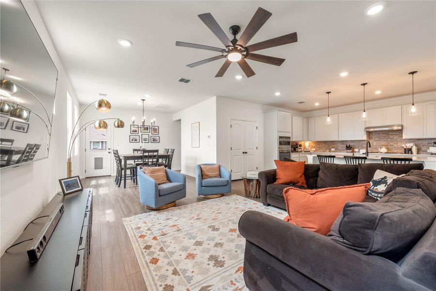 Furnished interior view inside a new home in , Dripping Springs (Image 28). Furnished interior view inside a new home in , Dripping Springs (Image 28).