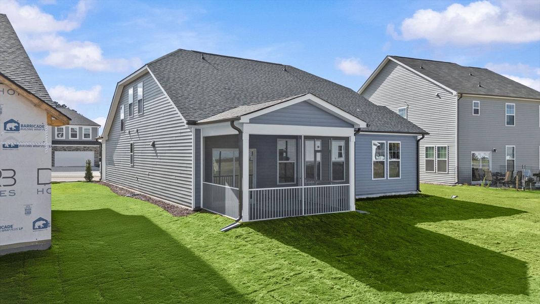 Representative furnished interior of a home built from the Greenwich by DRB Homes in Bellerose, Gibsonville (Image 43).