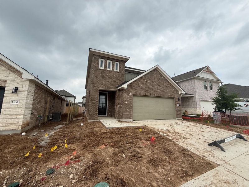 In-progress construction of a new home in La Cima, San Marcos, TX (Image 20).