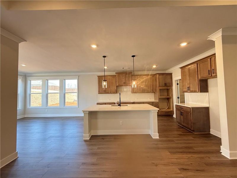 Furnished interior view inside a new home in Ponderosa Farms Reserve, Gainesville (Image 10).
