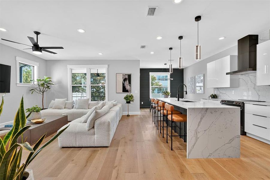 Furnished interior view inside a new home in , Tampa (Image 19).