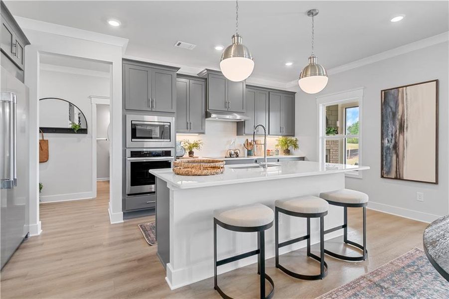 Furnished interior view inside a new home in Fowler Farms, Auburn (Image 36).