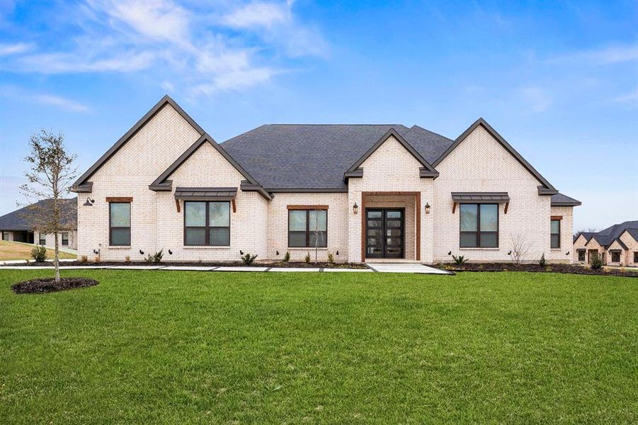 This is an example of the Mantle floorplan built at 101 Wild Plum Drive. This home is ready for move-in in as little 30 days!