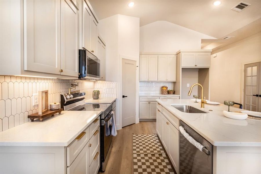 Furnished interior view inside a new home in , Fort Worth (Image 15). Furnished interior view inside a new home in , Fort Worth (Image 15).