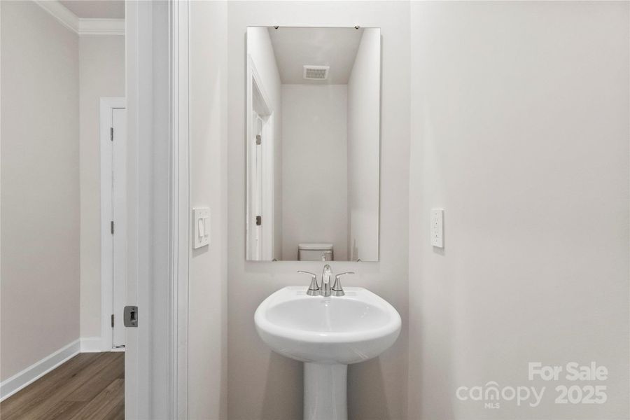 Half Bathroom on main floor