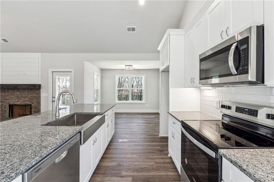 Furnished interior view inside a new home in , Talking Rock (Image 8).