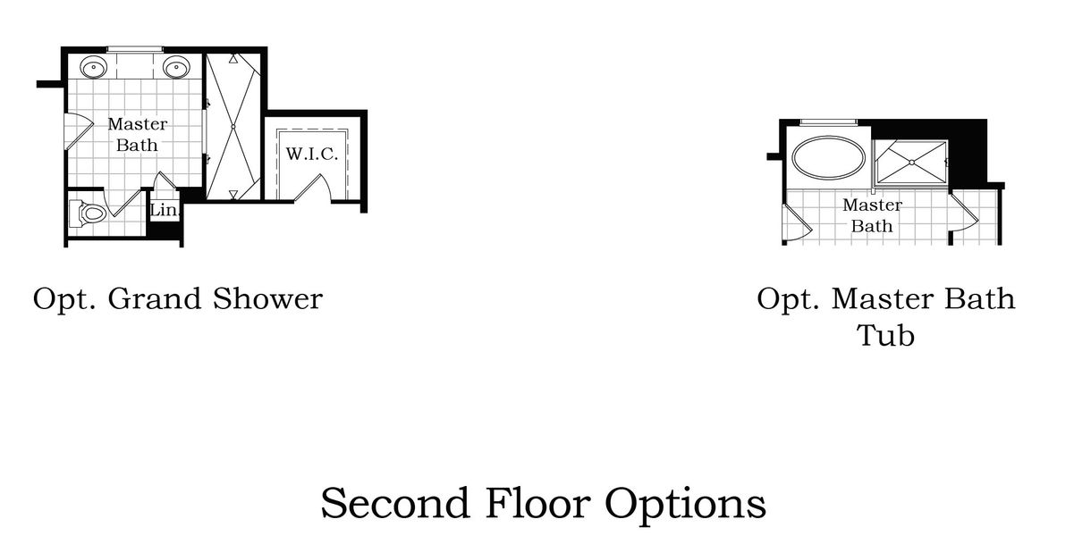 2D floor plan layout for the The Chesterfield Side Entry by Norfolk Homes in Fosdick Glen of Saline, Saline, MI (Image 36).