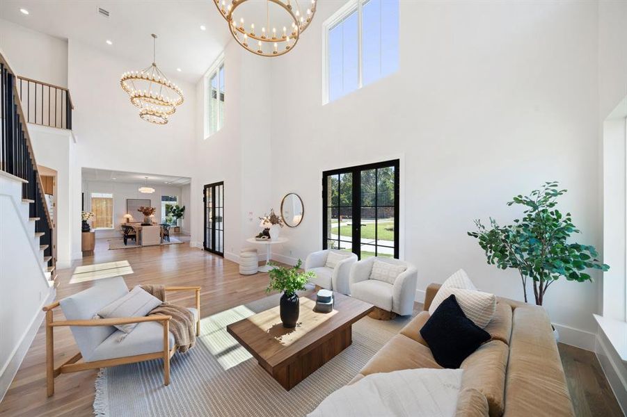 Furnished interior view inside a new home in , Dallas (Image 31).