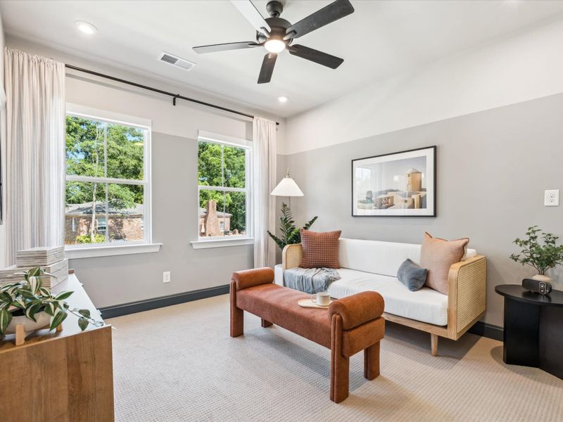 Representative furnished interior of a home built from the Hudson by Tri Pointe Homes in Old Town Village, Waxhaw (Image 50).