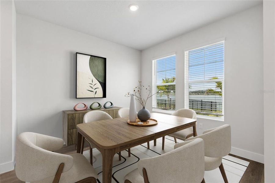 Furnished interior view inside a new home in , Sarasota (Image 14).