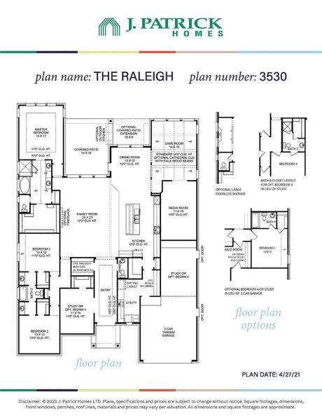 2D floor plan layout of this home in , Conroe, TX (Image 3).