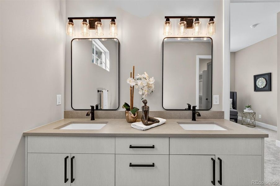 Furnished interior view inside a new home in , Parker (Image 11).