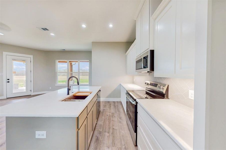 Furnished interior view inside a new home in , Wills Point (Image 6).