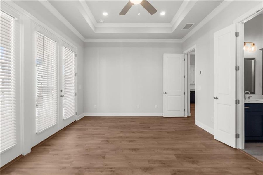 Spacious, unfurnished interior of a new home in Promenade at Sawnee Village, Cumming (Image 28).