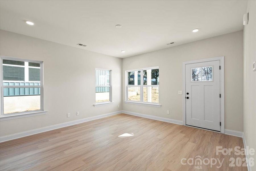 Spacious, unfurnished interior of a new home in , Hickory (Image 23).