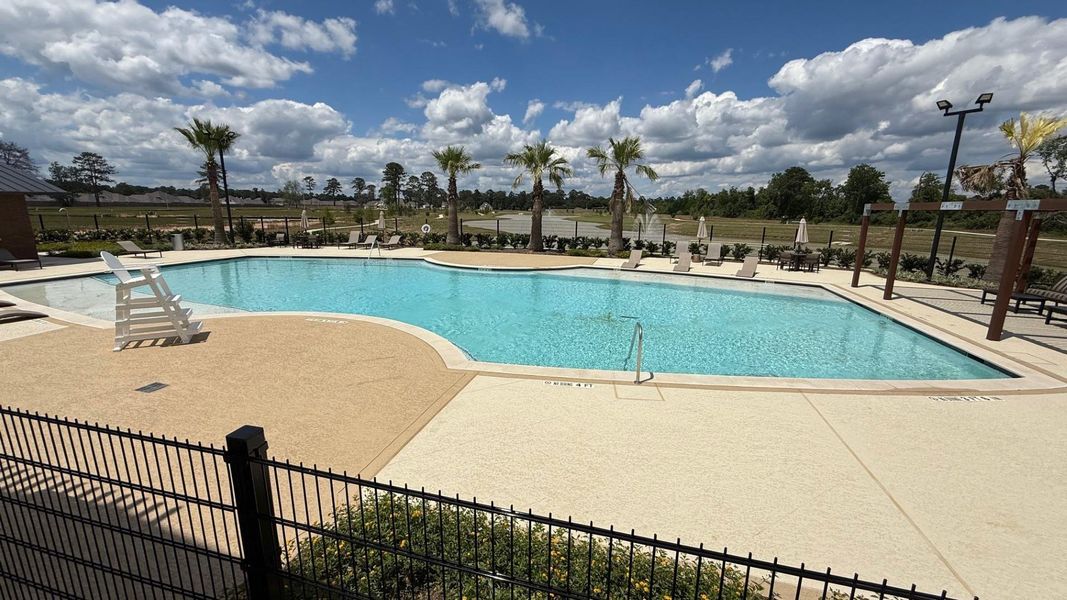 Our "Texas size" pool is the perfect place to cool off on the hot summer days! Our "Texas size" pool is the perfect place to cool off on the hot summer days!