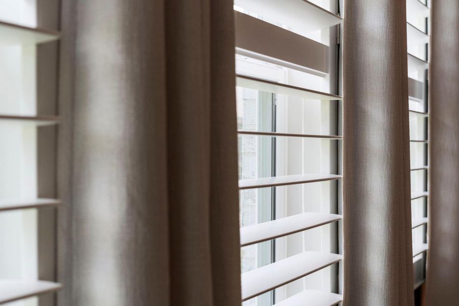 Custom interior shutters throughout Custom interior shutters throughout