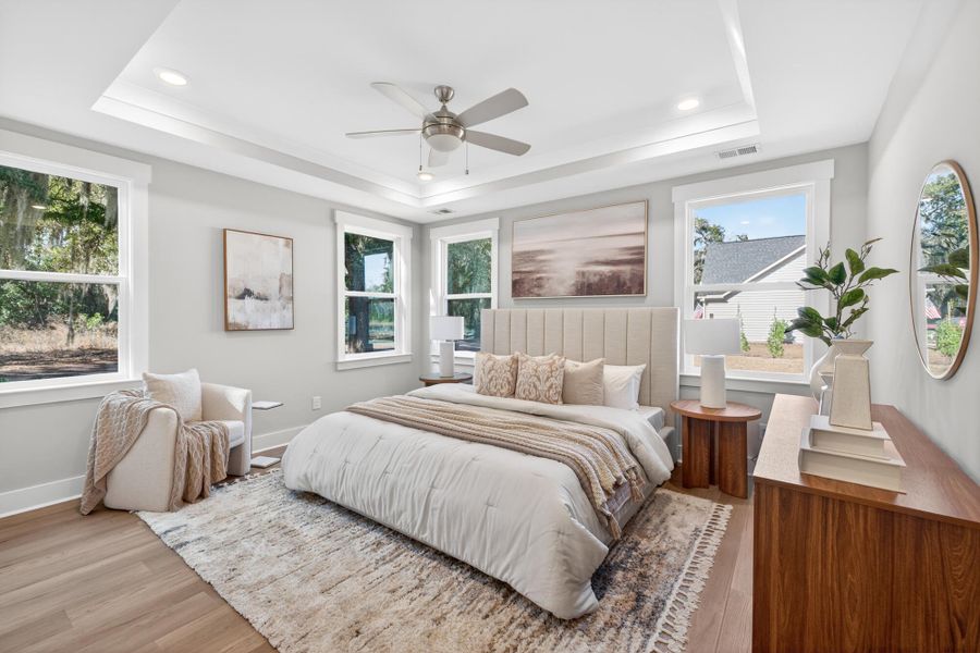 Furnished interior view inside a new home in Academy Park, Beaufort (Image 17).
