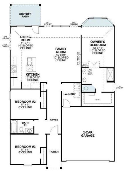2D floor plan layout of this home in Sanderos, Fort Worth, TX (Image 3). 2D floor plan layout of this home in Sanderos, Fort Worth, TX (Image 3).