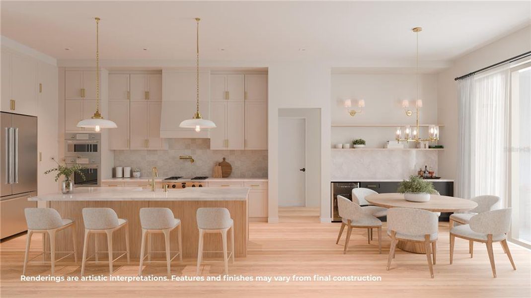 Furnished interior view inside a new home in , Winter Park (Image 9). Furnished interior view inside a new home in , Winter Park (Image 9).