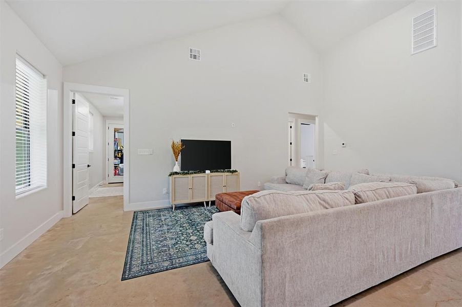 Furnished interior view inside a new home in , Denison (Image 8). Furnished interior view inside a new home in , Denison (Image 8).