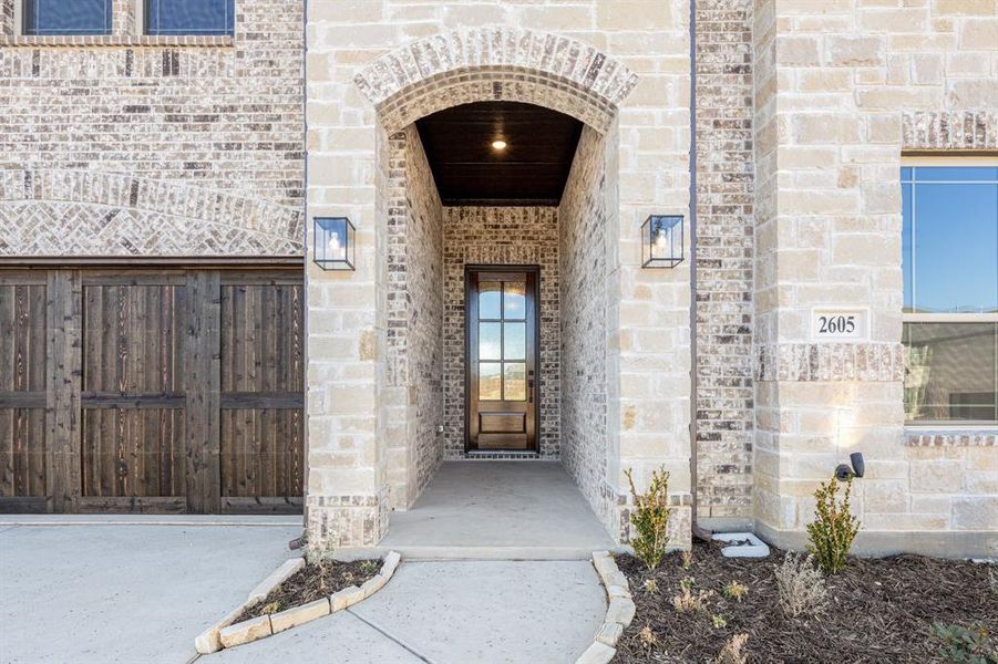 Exterior details and patio area of a home in Parks at Panchasarp Farms, Burleson (Image 27). Exterior details and patio area of a home in Parks at Panchasarp Farms, Burleson (Image 27).