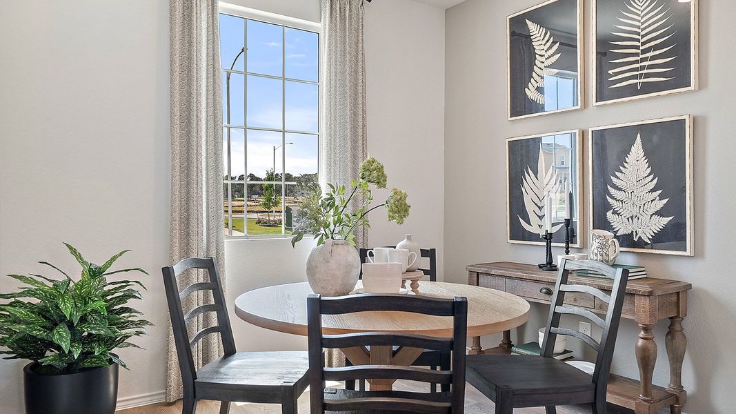 Representative furnished interior of a home built from the The Madeline by D.R. Horton in Valverde, Bastrop (Image 5). Representative furnished interior of a home built from the The Madeline by D.R. Horton in Valverde, Bastrop (Image 5).