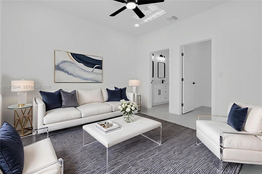 Furnished interior view inside a new home in , Lehigh Acres (Image 4).