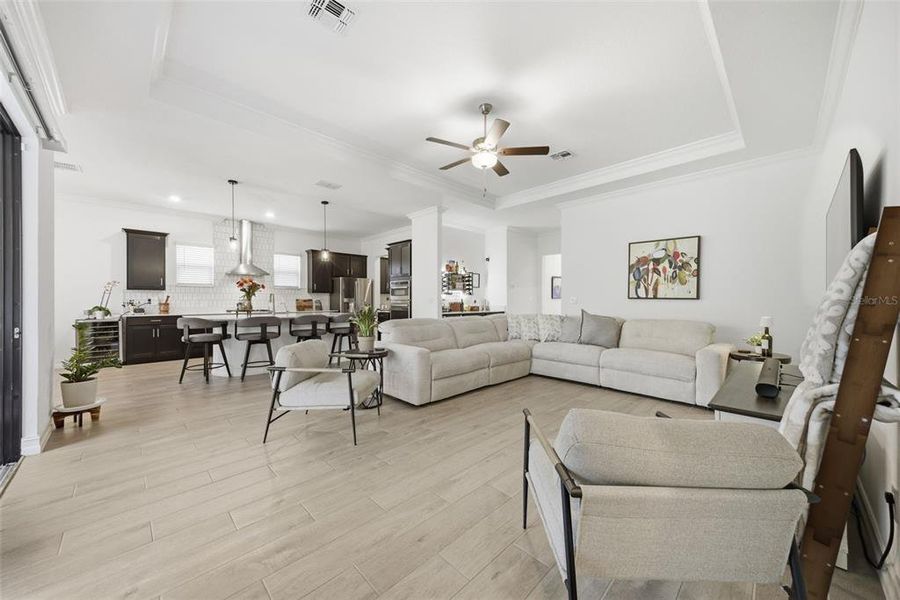 Furnished interior view inside a new home in , Land O' Lakes (Image 7).