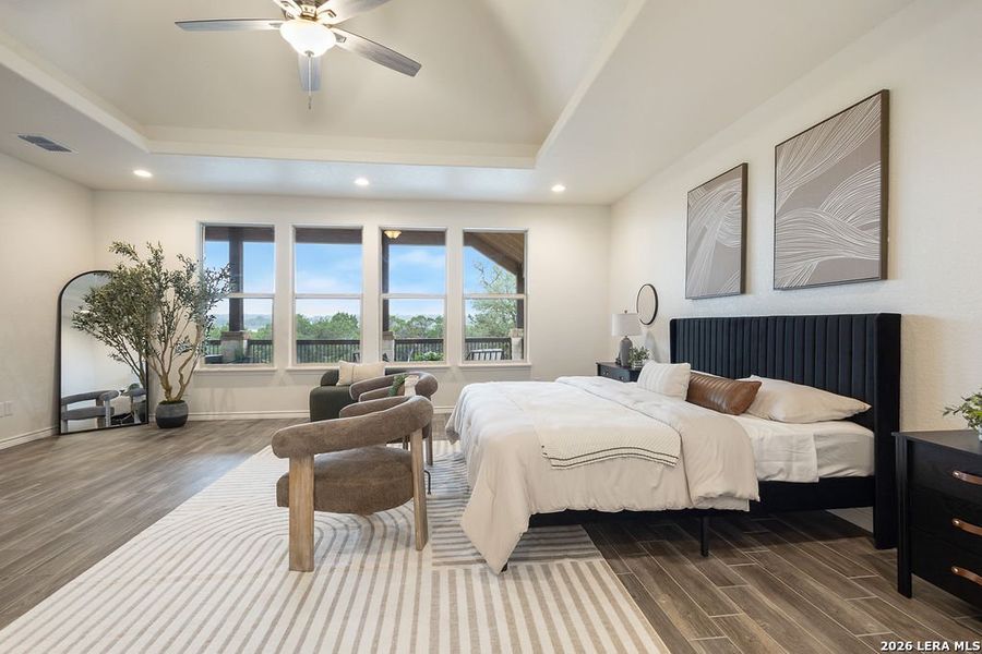 Furnished interior view inside a new home in , New Braunfels (Image 6).