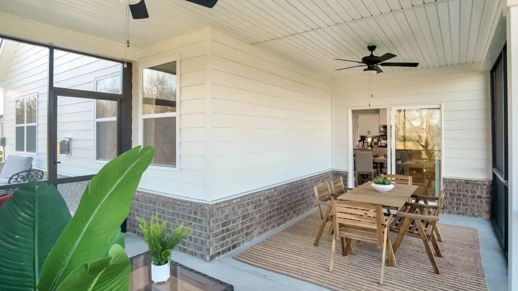 Exterior details and patio area of a home in Nexus South, Gallatin (Image 3). Exterior details and patio area of a home in Nexus South, Gallatin (Image 3).