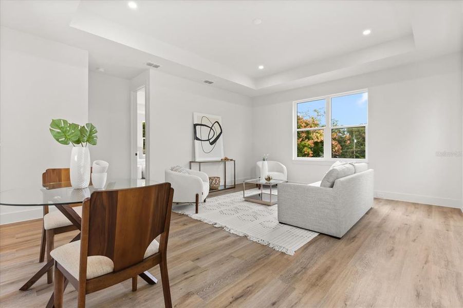 Furnished interior view inside a new home in , Orlando (Image 47). Furnished interior view inside a new home in , Orlando (Image 47).