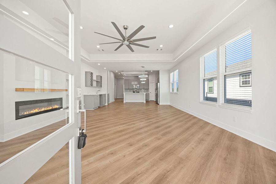 Spacious, unfurnished interior of a new home in , Cleveland (Image 38).