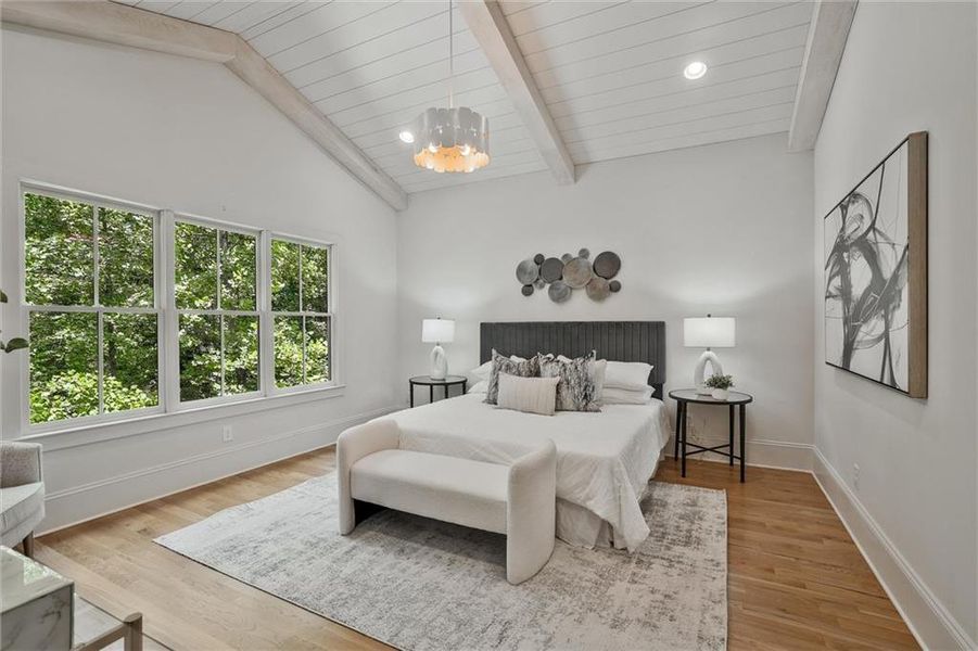 Furnished interior view inside a new home in Pendergrast Farm, Atlanta (Image 38).