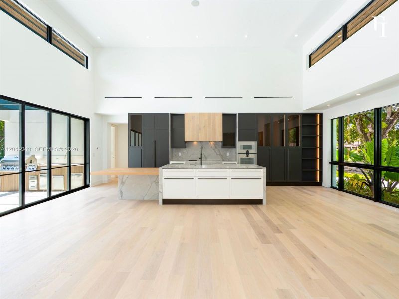 Furnished interior view inside a new home in , Coral Gables (Image 4). Furnished interior view inside a new home in , Coral Gables (Image 4).