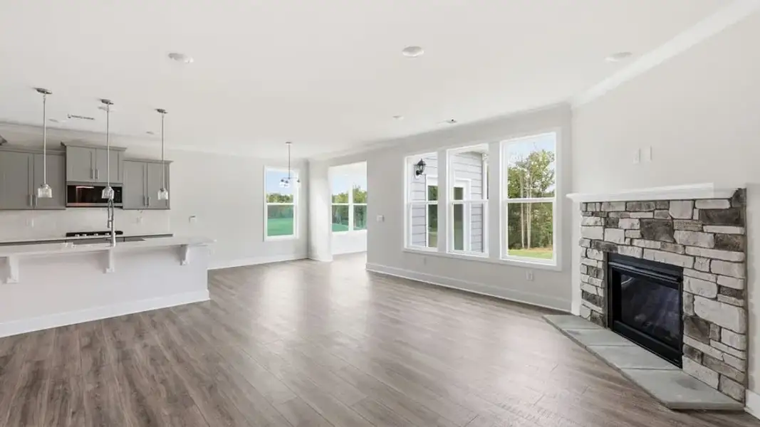 Spacious, unfurnished interior of a new home in Spring Ridge Reserve, Anderson (Image 29). Spacious, unfurnished interior of a new home in Spring Ridge Reserve, Anderson (Image 29).